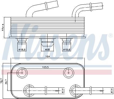 Маслорад. BMW 3 E46(98-)316 i(+)[OE 1722 7 505 826]