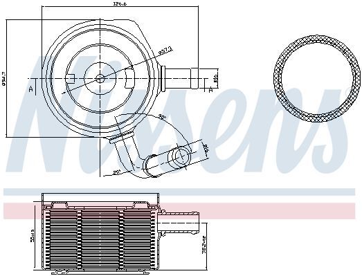 Масл.рад. RN CLIO II(01-)1.5 dCi(+)[OE 8200068115]