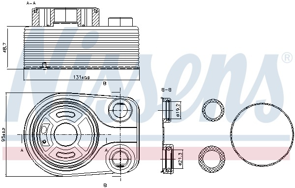 Масл.рад. RN CAPTUR(13-)1.5 dCi(+)[OE 2130000Q0B]