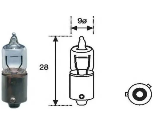 Лампочка H 6W цоколь