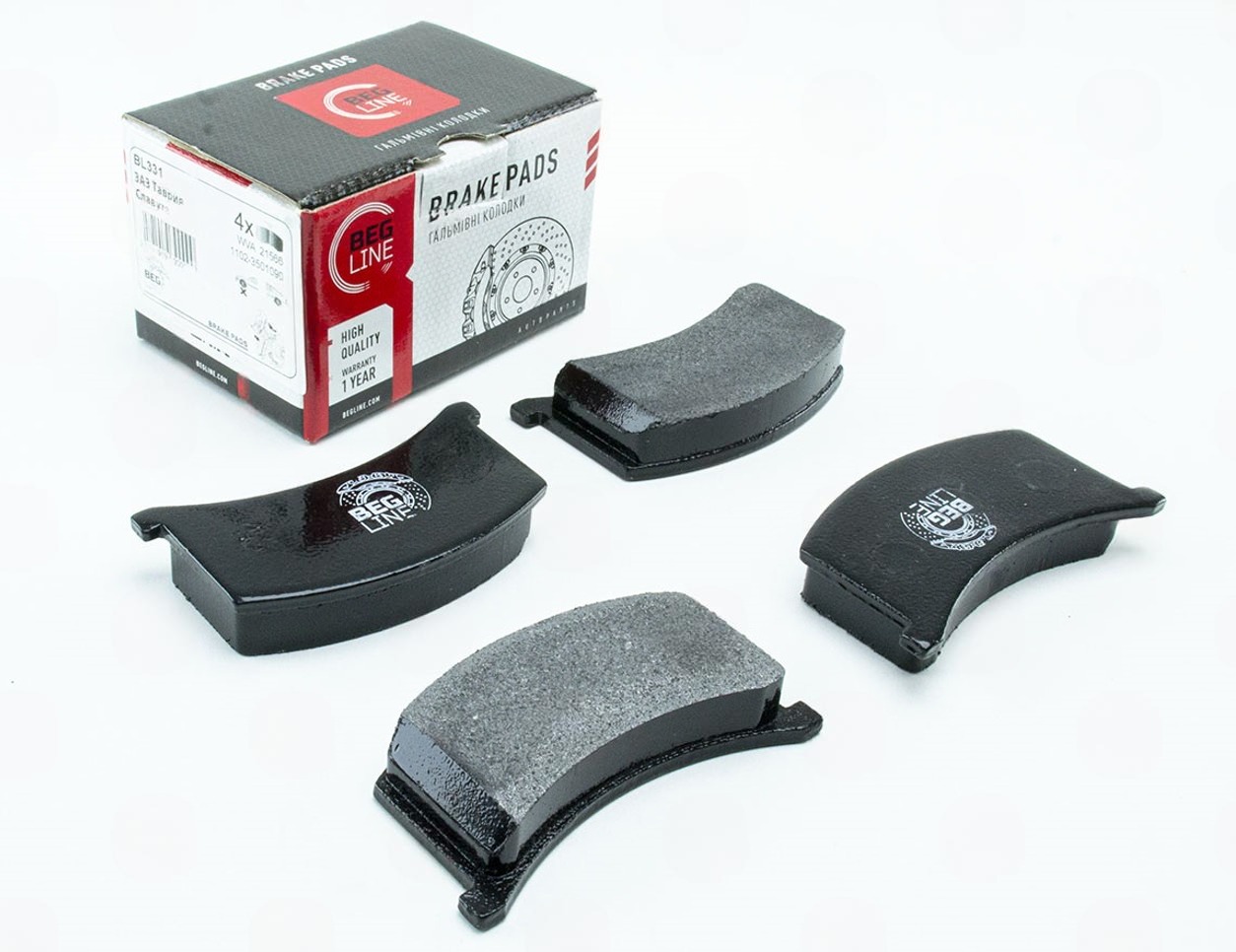 колодки торм.перед. Таврия (Beg-Line)