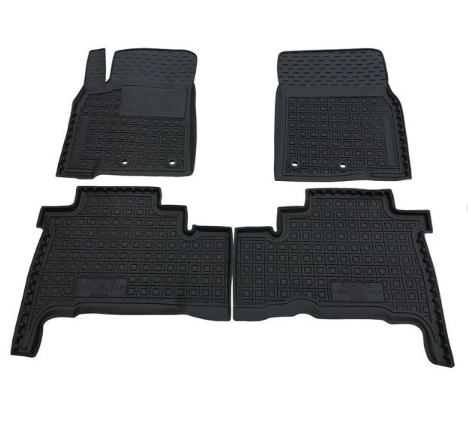 коврики салона Toyota Land Cruiser 200 2012-> борт 2,5см, с перемычкой