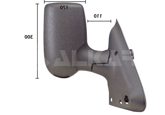 дзеркало прав., ел. регул., з подогрів.,випукл. (коротке кріплення)