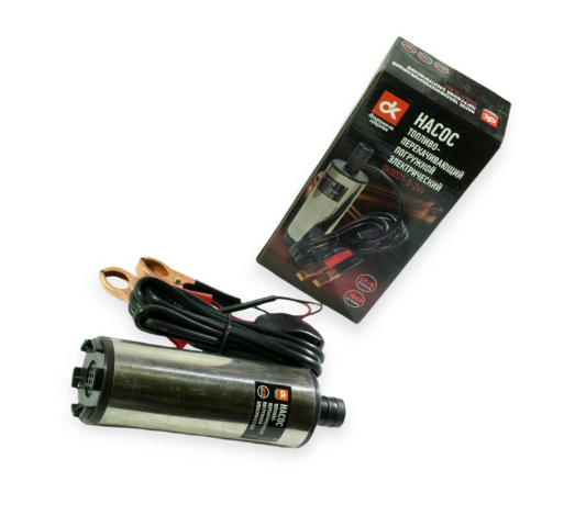 насос для перекачки топлива погружной 12В/30л/d50/штуцер 19мм Dk DK8021-S-12V - зображення 2