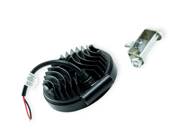 фара дополнительная LED  круглая 114х65 (Дм/Ш) 48W EP16 SP 6000K дальний WL-D4 42W EP14 SP - зображення 2