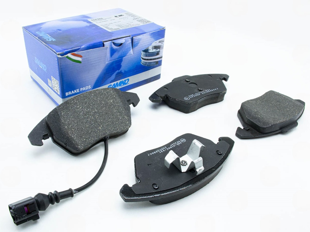 колод.торм. пер. VW Caddy III 03-> (ушки в низ)  (SAMKO)