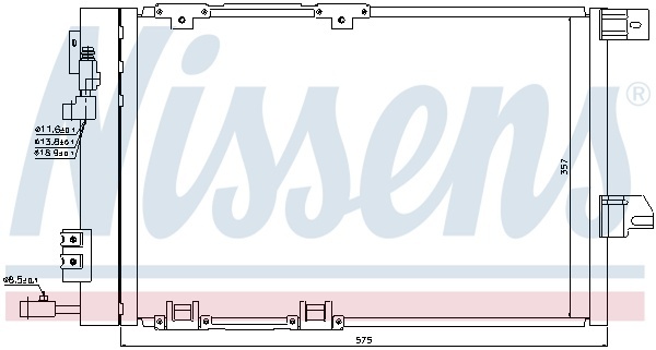 Конденсер VAUXHALL ASTRA G(98-)1.2 i 16V(+)[OE 09130610]