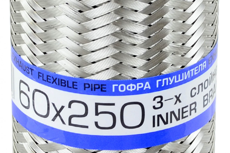 гофра 60х250  3-х слойная (EuroEx) интерлок, кольчуга 60x250 - зображення 2