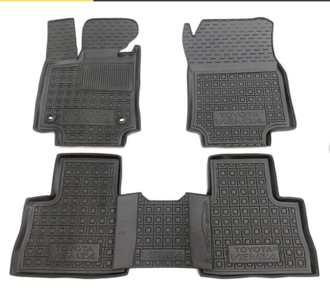 коврики салона Toyota Venza 2020-> борт 2,5см, с перемычкой
