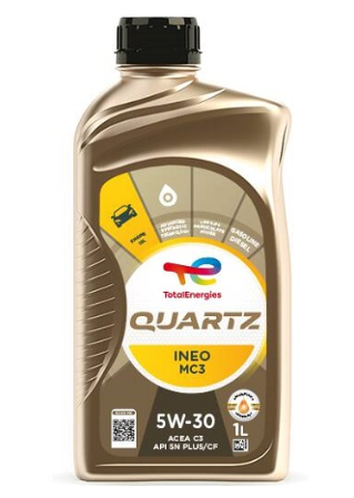 масло Total  5W-30 Quartz  Ineo МC3 SN+, С3 (1л)