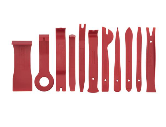 съёмник обивки салона и клипс 11шт Intertool (чехол) AT-0152 - зображення 2