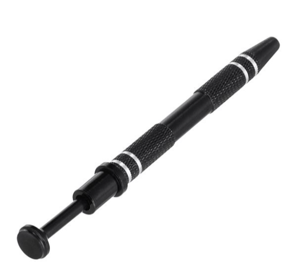 захват деталей (извлекатель) прямой со щупом 120мм радиотехнический, алюминиевой Intertool NT-6010 - зображення 4