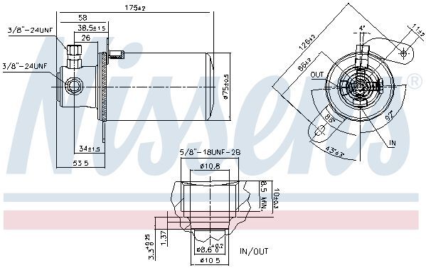 Осушувач MB C W 202(93-)C 180(+)[OE 202 830 00 83]