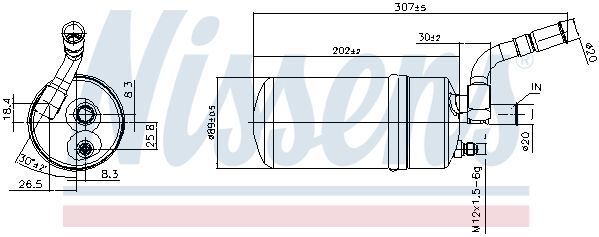 Осушувач FD MONDEO I(92-)1.6 i 16V(+)[OE 6783237]