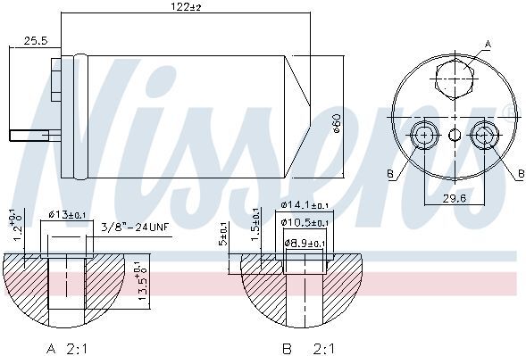 Осушувач DW MATIZ(98-)0.8(+)[OE P96512885]