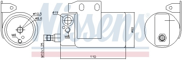 Осушувач OP ASTRA G(98-)1.2 i 16V(+)[OE 1618 150]