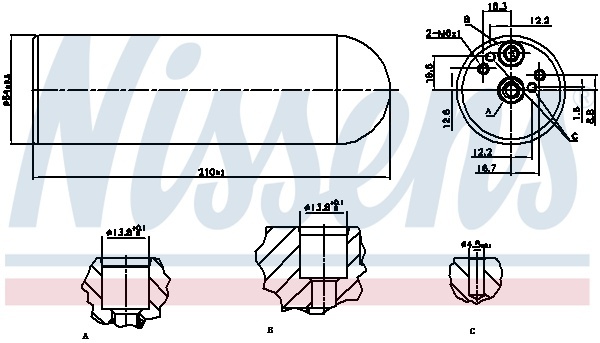 Осушувач DODGE SPRINTER(03-)2500(+)[OE 220 830 00 83]