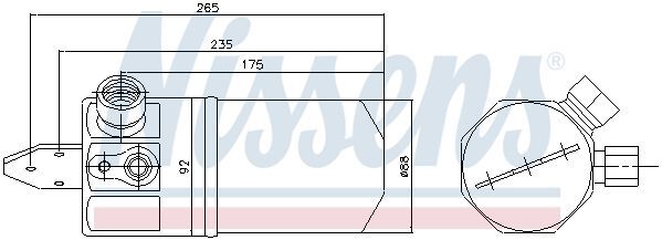 Осушувач AI A 6/S 6(97-)2.5 TDi(+)[OE 4B0.820.193 A]