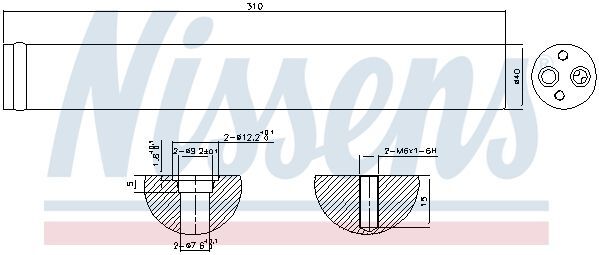 Осушувач VW TRANSPORTER T4(90-)1.9 TD(+)[OE 7D0.820.191]