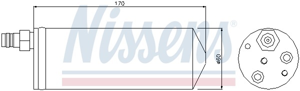 Осушувач NS INTERSTAR(02-)1.9 dCi(+)[OE 4401 618]