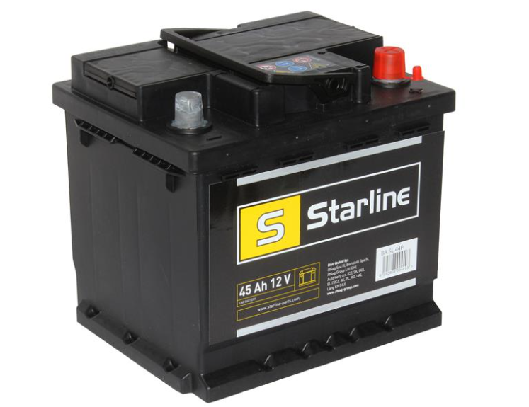 Аккумулятор STARLINE, R"+" 45Ah, En400 (207 x 175 x 190) правый "+", B13
