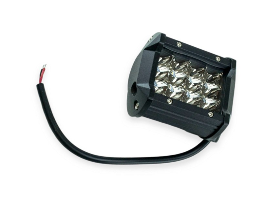 фара дополнительная LED  прямоуг.  95х75х60 (Д/В/Ш) 36W дальний 3535 F-36W/S - зображення 1