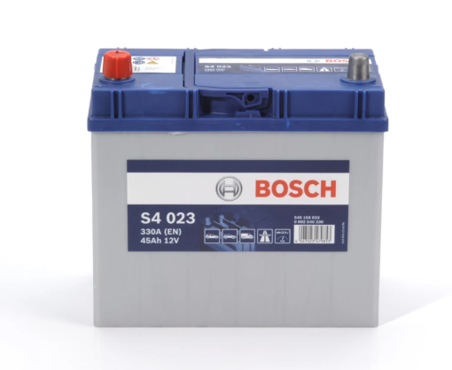 Аккумулятор BOSCH  45Ач 330А S4 ASIA (B24) (1) (2 года гар)