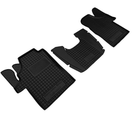 коврики салона Mercedes Vito II 03-14  борт 2,5см, с перемычкой