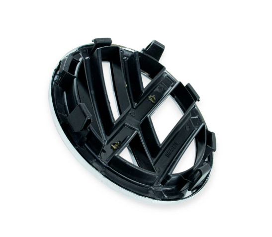 эмблема реш. Volkswagen Passat B7 Ø 14см, пластик, хром 386403 - зображення 2