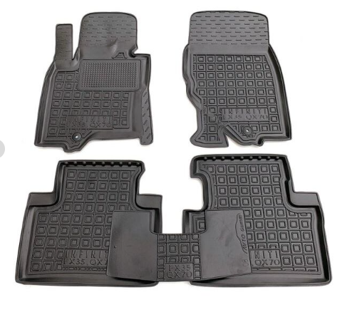 коврики салона Infinity S51 (FX35, QX70) 2008-2012 борт 2,5см, с перемычкой