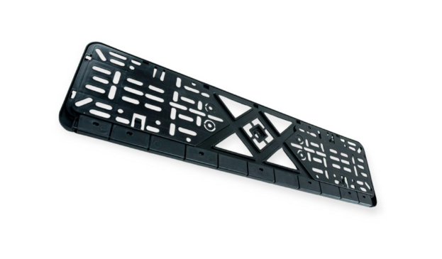 рамка под номер книжка  "MAZDA"  рельефная хром улучшенная MAZDA  SPR - зображення 2