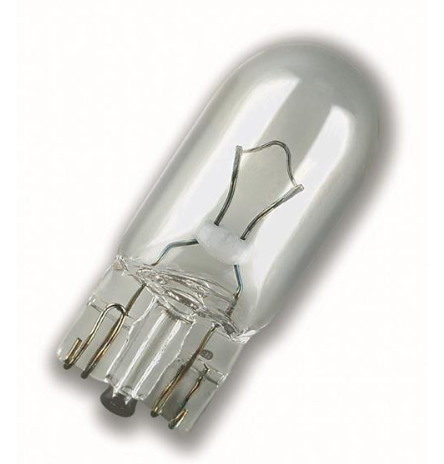 лампа БЦ 12V 5W W2.1х9.5d OSRAM 2825 - зображення 2