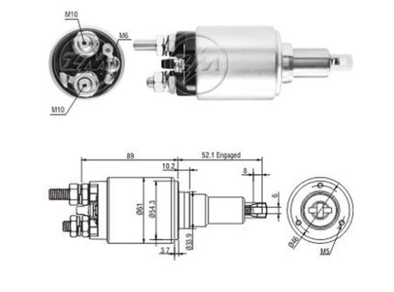 Втягивающее реле стартера