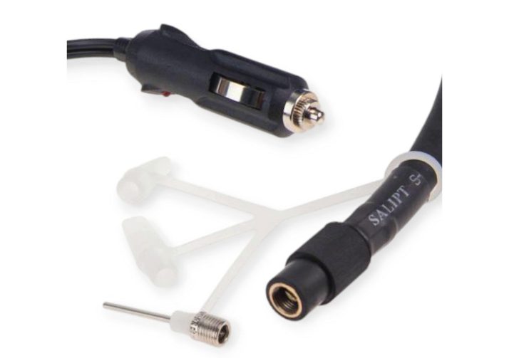 компрессор Vitol  10атм/ 40л/15А/1м шланг/прикур/сумка/LED фонарь K-60 - зображення 4