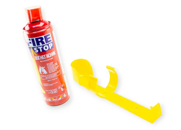 огнетушитель  500г  углекисл. FIRE STOP  с пласт. держателем (2028)