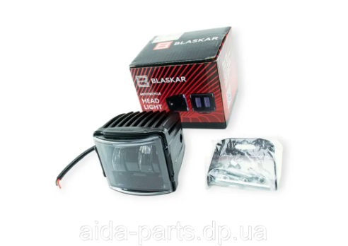 фара дополнительная LED  прямоуг. 120х115х65 (Д/В/Ш) 45W 5000K ближний