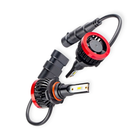 лампа LED HB3 12V EUROTUN K2 50W 8000L 6000K радиатор + вентилятор