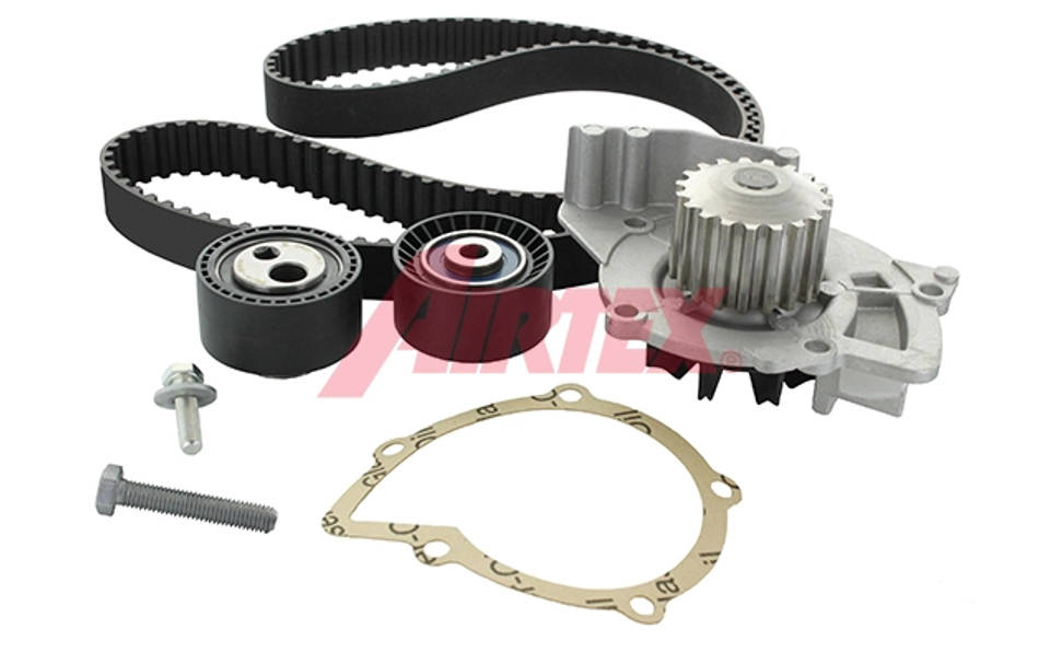 ремкомплект ГРМ (ремень+ролики+помпа) Citroen C5, Peugeot 406  2.2HDI 00->  (AIRTEX)