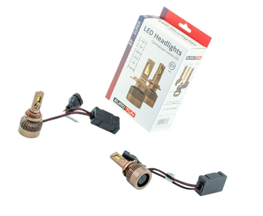 лампа LED HB4 12V-24V 120W EUROTUN Z11 20000L 6500К CAN BUS радиатор с вентилят.