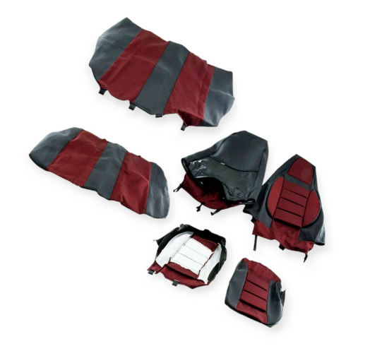 чехлы салона ВАЗ 2108-21099, 2113-2115 "пилот LUX" серые  комбинированные