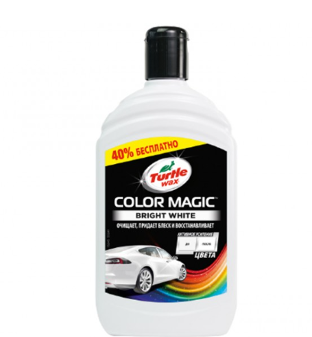 Поліроль кольорозбагачений TURTLE WAX Color Magic / білий / 500мл. /