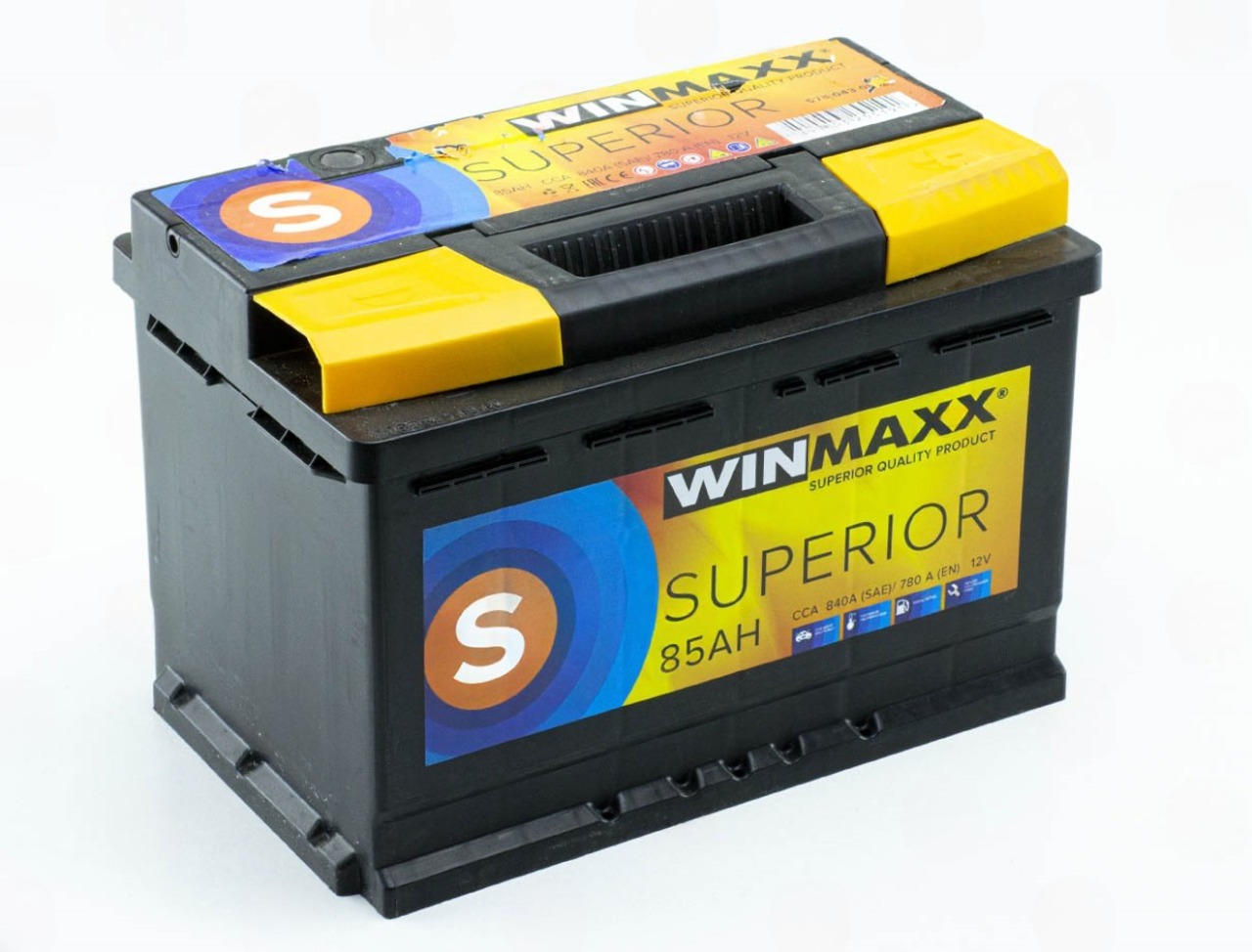 Аккумулятор WINMAXX  85Ач 780А SUPERIOR  (L3) (0) Евро правый + (гарантия 36 мес)