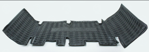 коврики салона Ford Transit 2014-> пасажир. (3-й ряд) борт 2,5см, с перемычкой