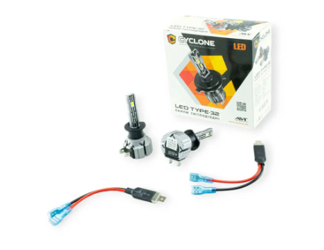 лампа LED H1 12V Type 32 15W 6000K 4800L радиатор