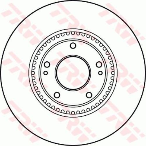 Гальмівний диск DF4957S - зображення 2