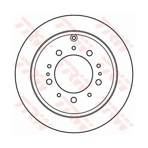 Гальмівний диск DF4965S - зображення 2