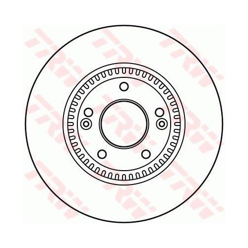 Гальмівний диск DF6108S - зображення 2