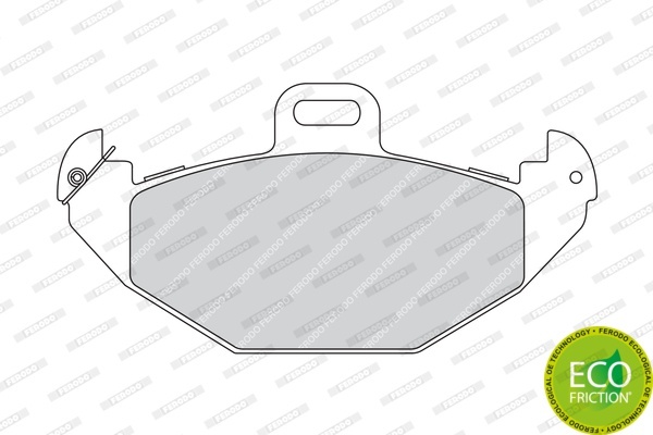 Гальмівні колодки дискові FDB1278 - зображення 2