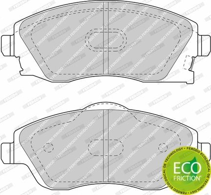 Гальмівні колодки дискові FDB1424 - зображення 3
