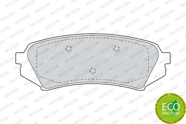 Гальмівні колодки дискові FDB1457 - зображення 2
